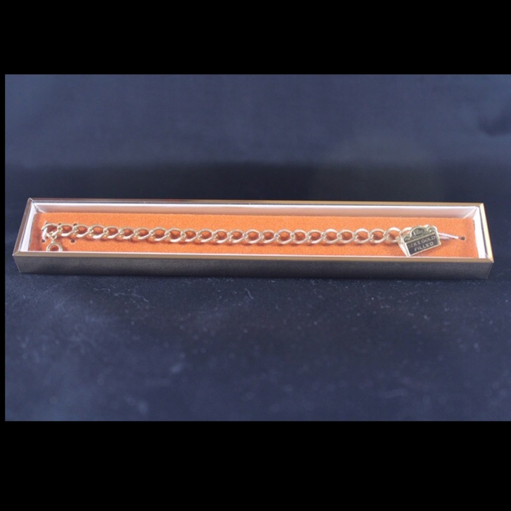 Vintage Elco 12K GF charm bracelet